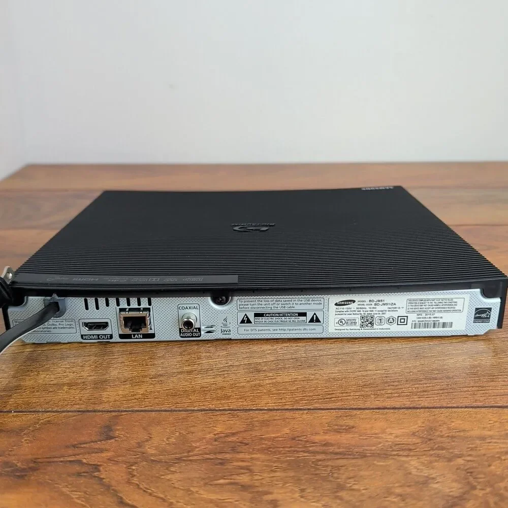 Samsung BD-Jm51 Curved Blu-Ray Player No Remote TESTED BD JM 51